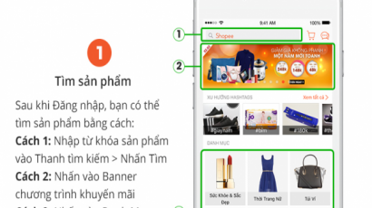 Hướng dẫn mua hàng trên App Shopee vn