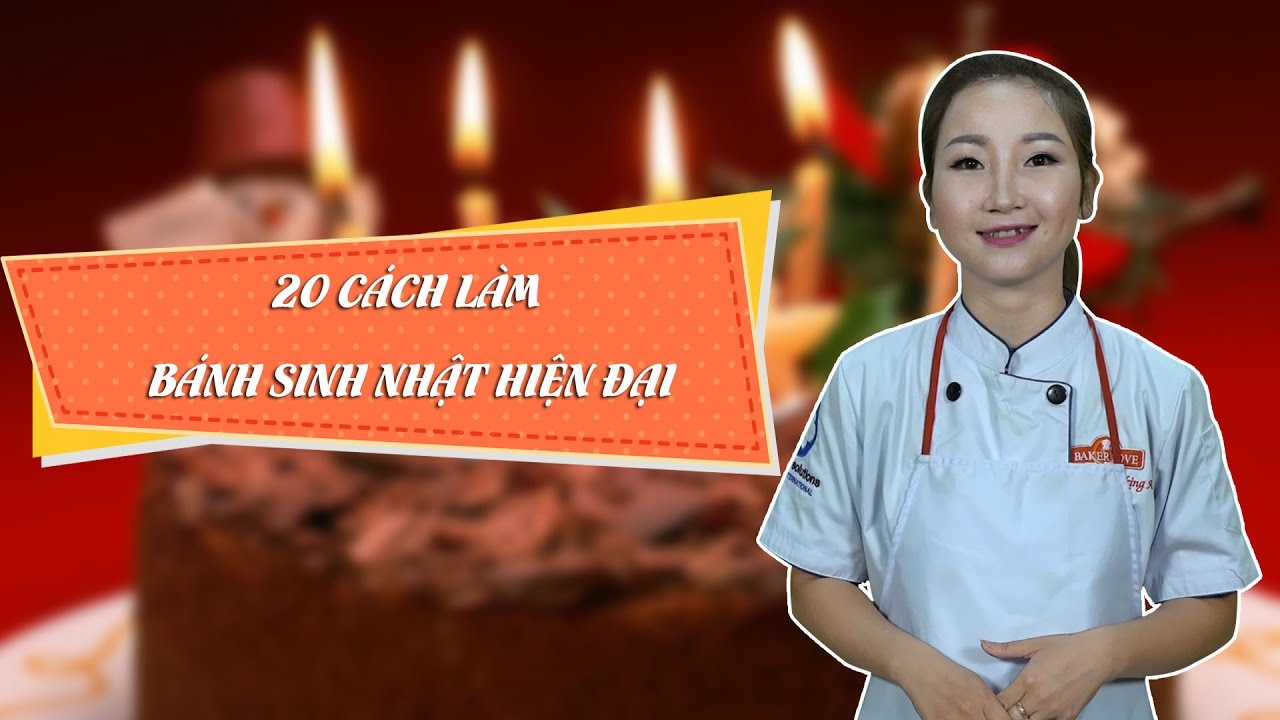 Review khóa học online 20 cách làm bánh sinh nhật hiện đại