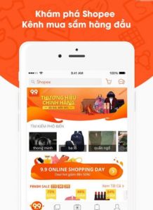 Mua hàng shopee